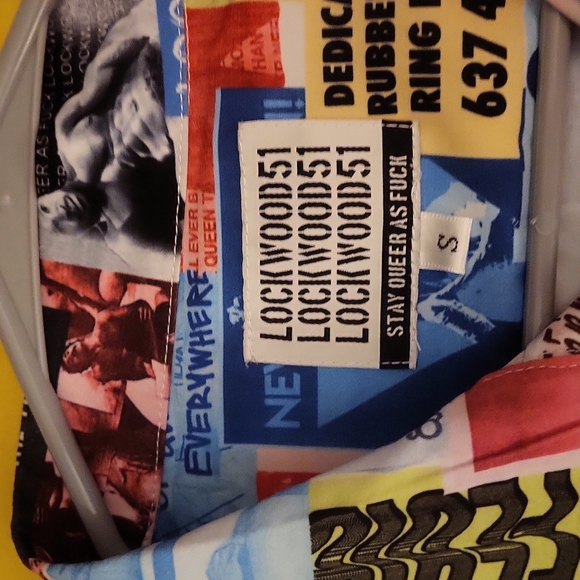 RARE *LOCKWOOD51* Set button down w shorts,The print is amazing and worn twice - Picture 2 of 5